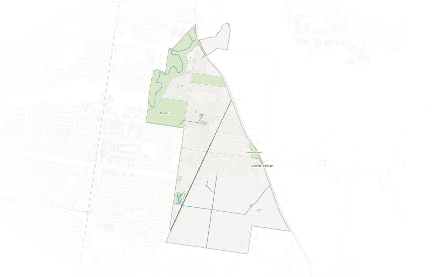 Marshall urban fabric map
