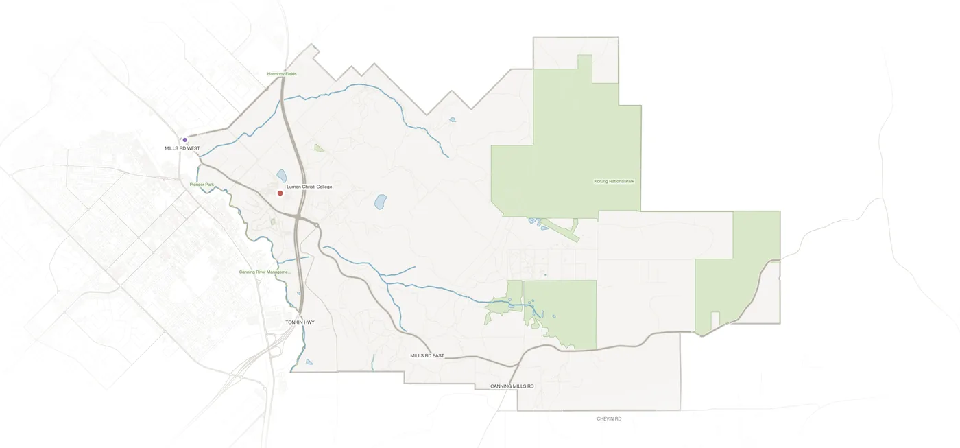 Martin urban fabric map