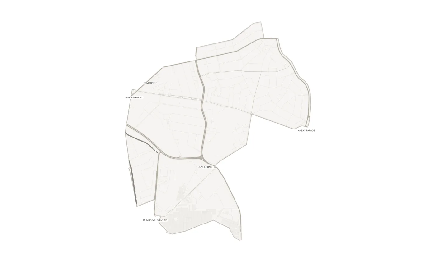 Matraville urban fabric map