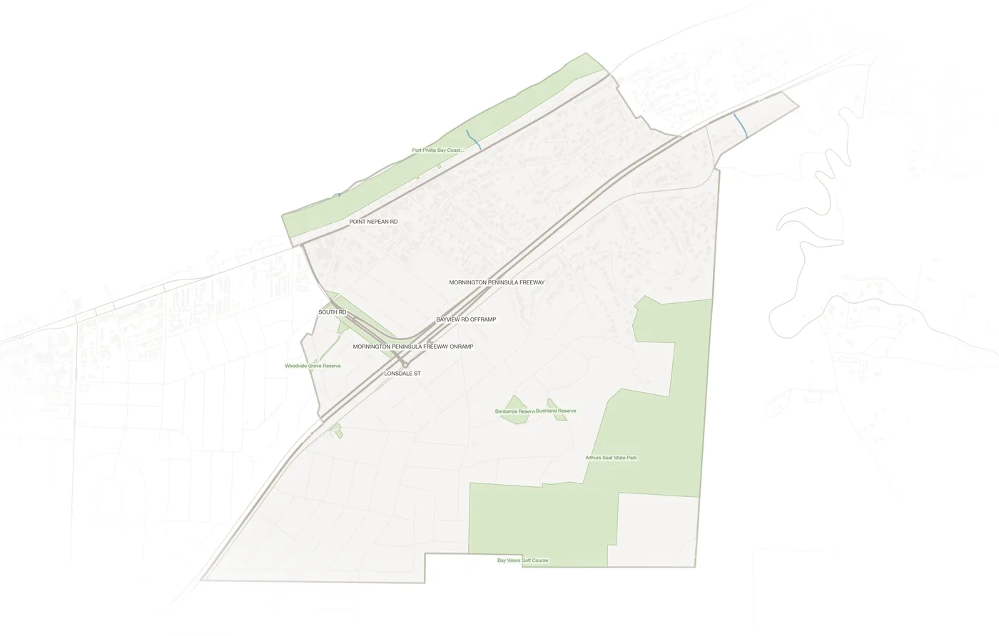 Mccrae urban fabric map