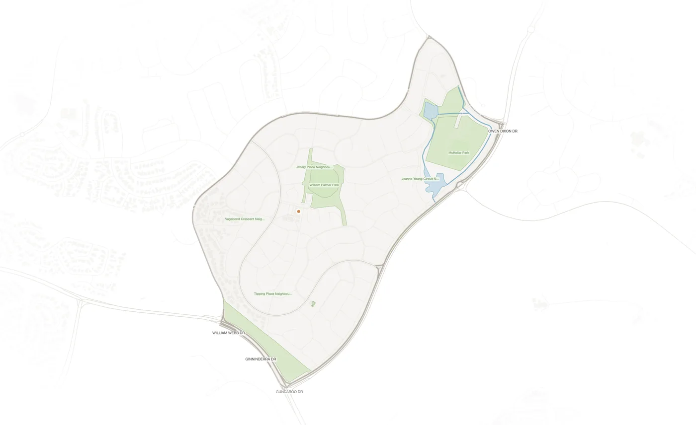 Mckellar urban fabric map