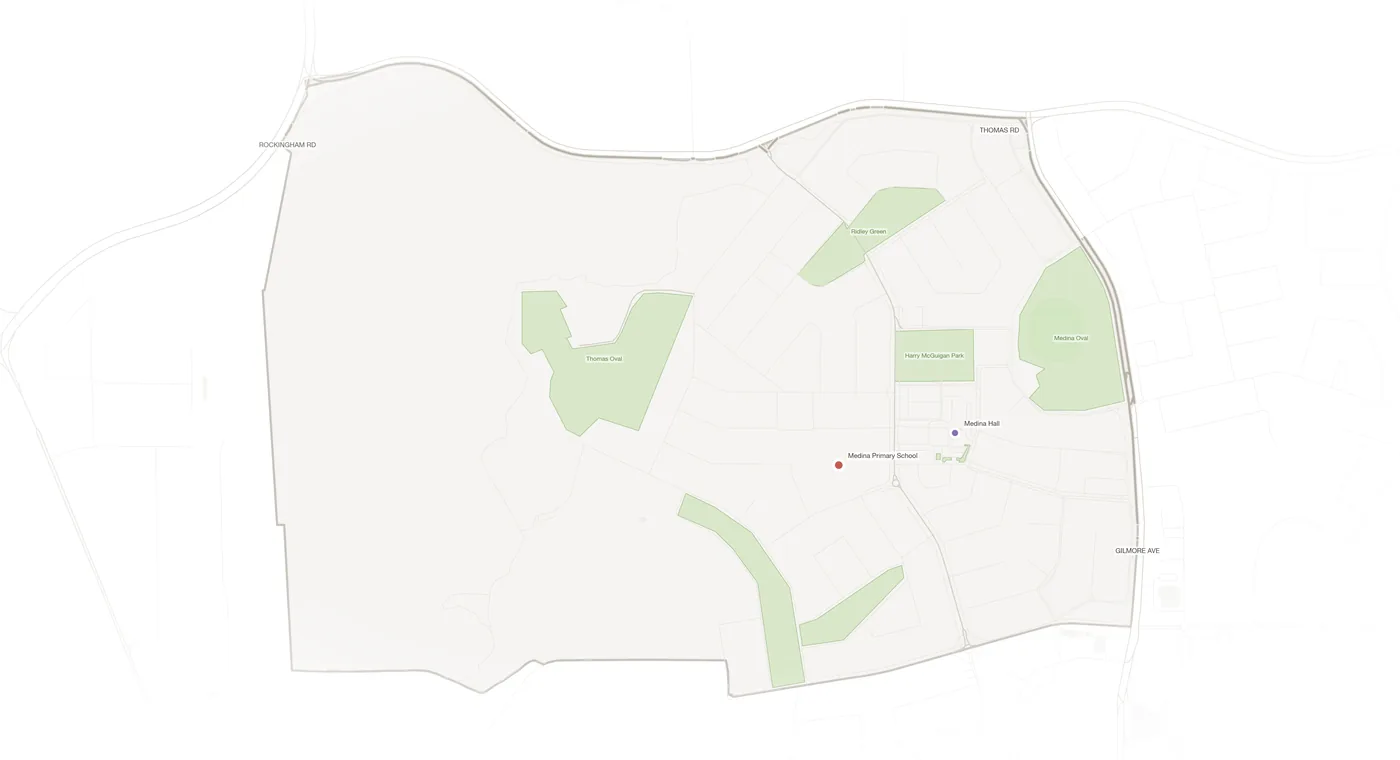 Medina urban fabric map
