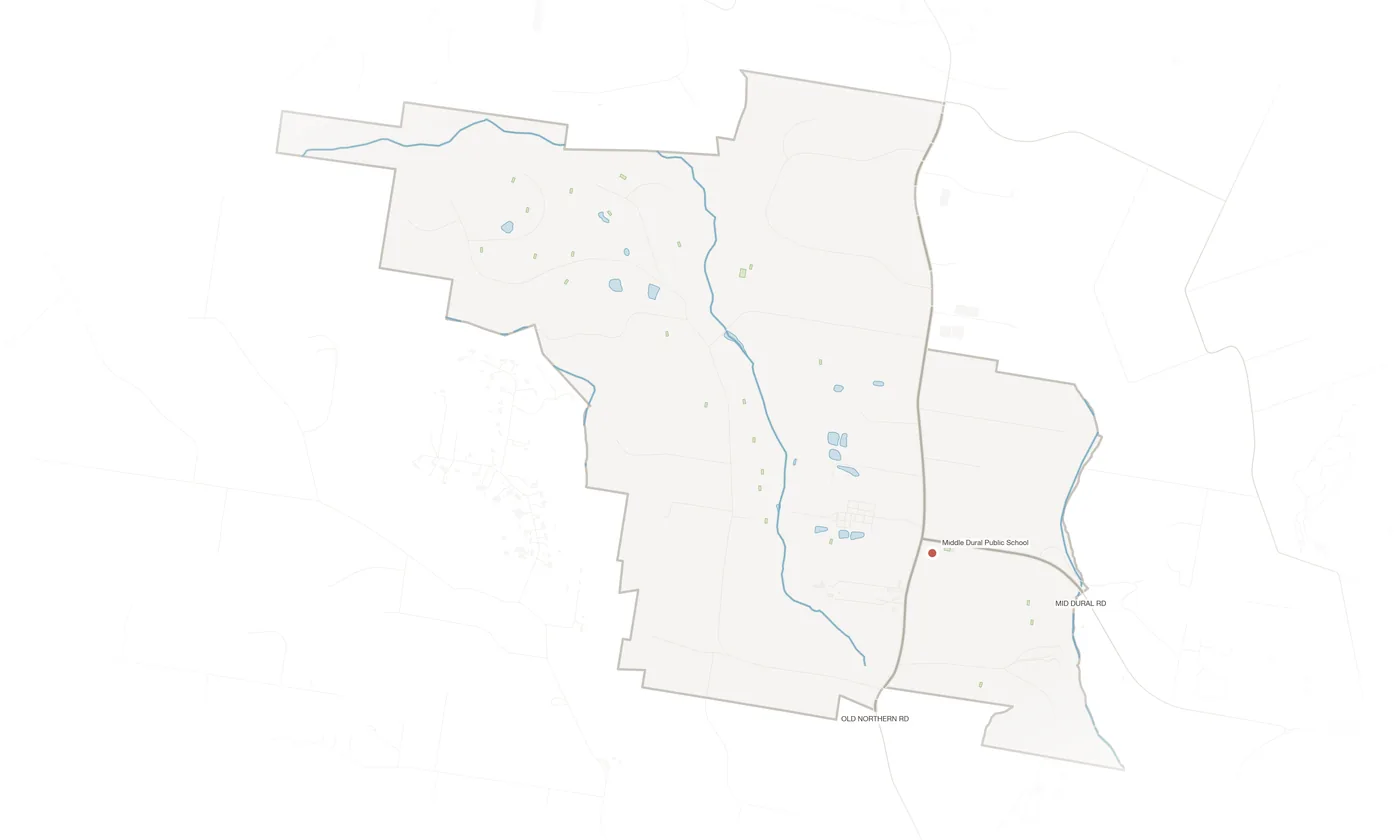 Middle Dural urban fabric map