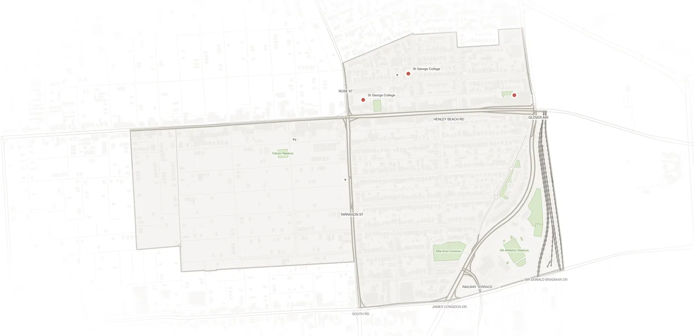 Mile End urban fabric map