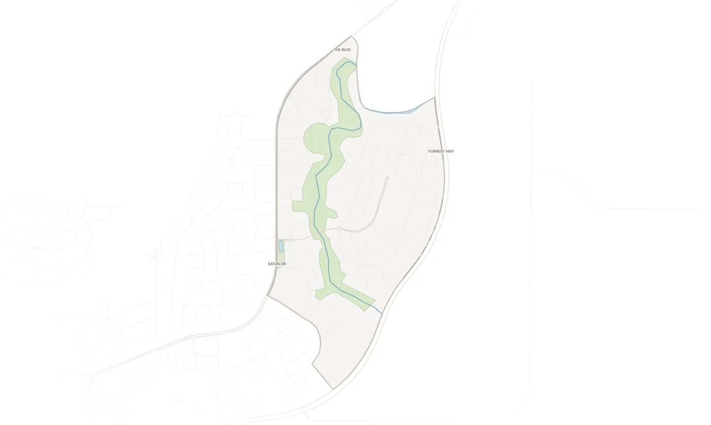 Millbridge urban fabric map