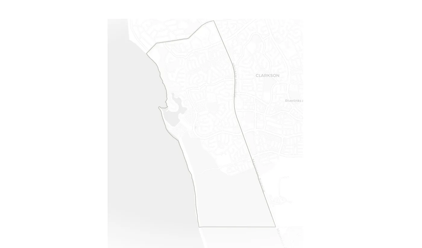 Mindarie urban fabric map