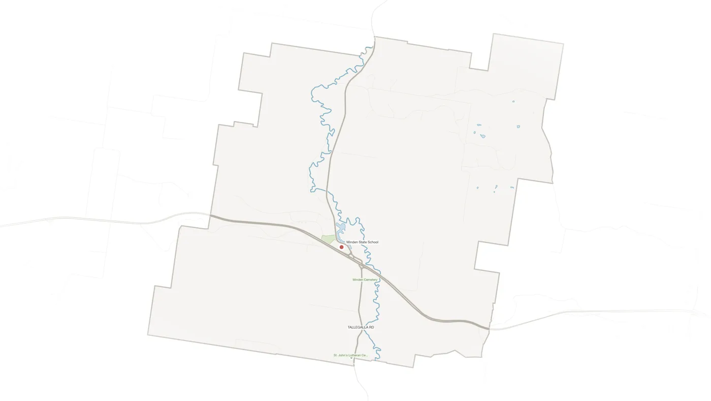 Minden urban fabric map