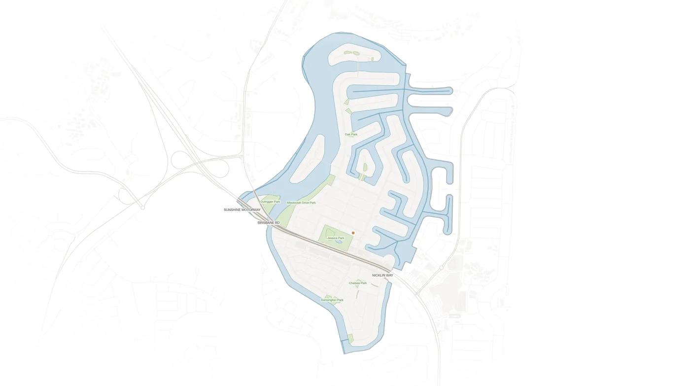Minyama urban fabric map