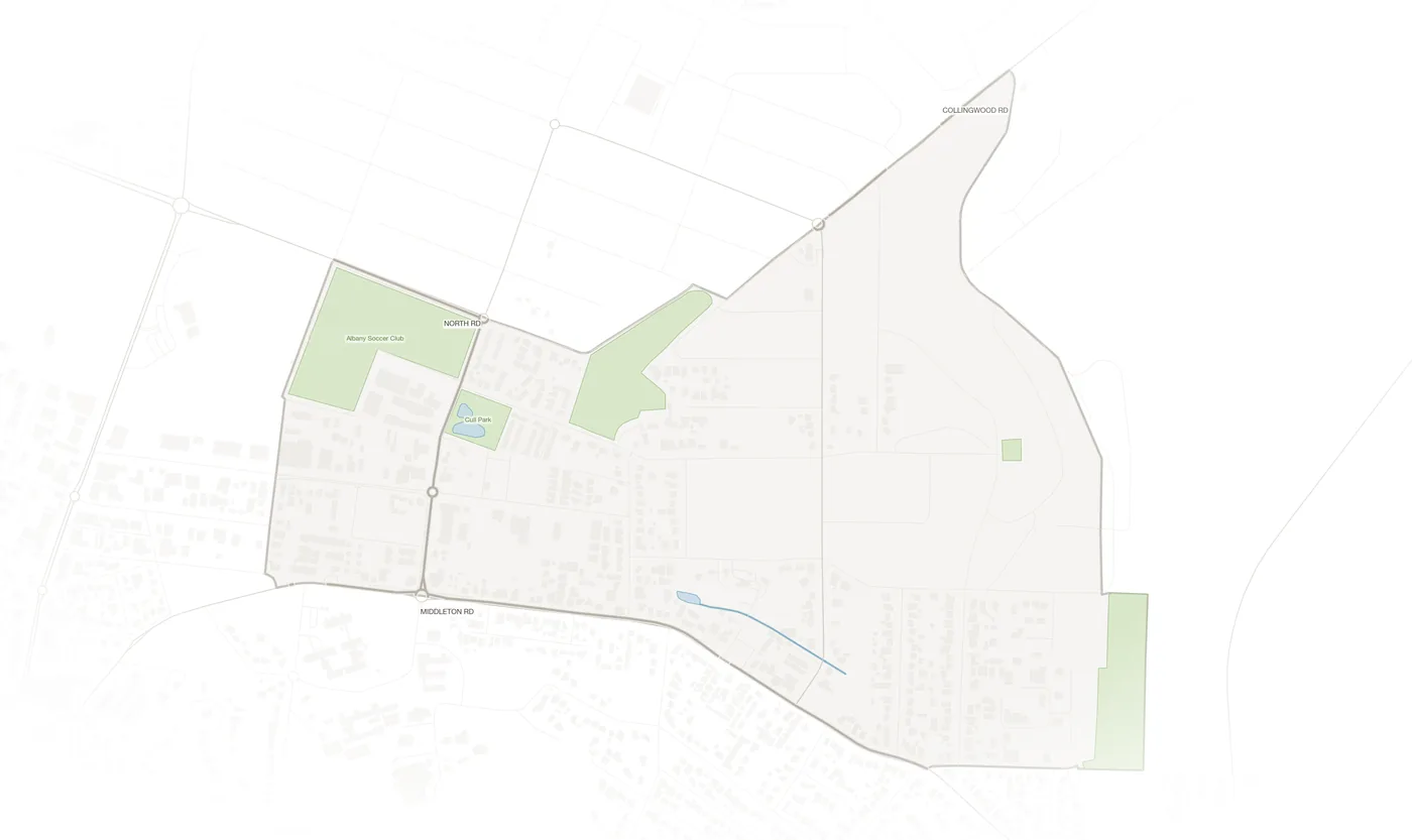 Mira Mar urban fabric map