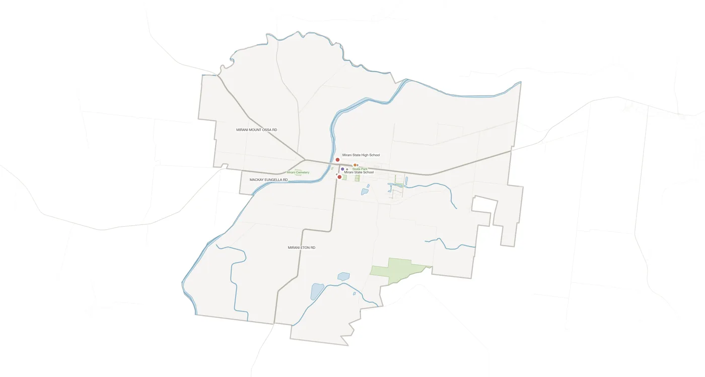 Mirani urban fabric map