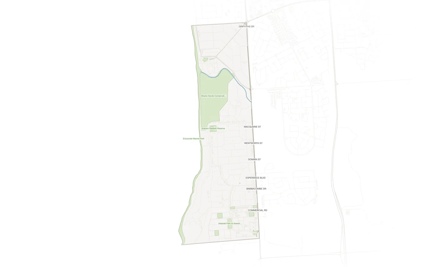 Moana urban fabric map