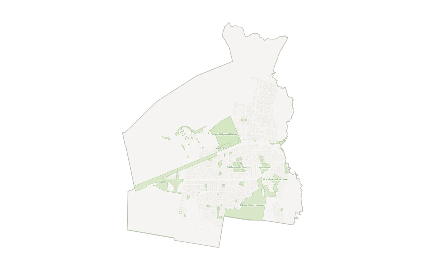 Moe urban fabric map