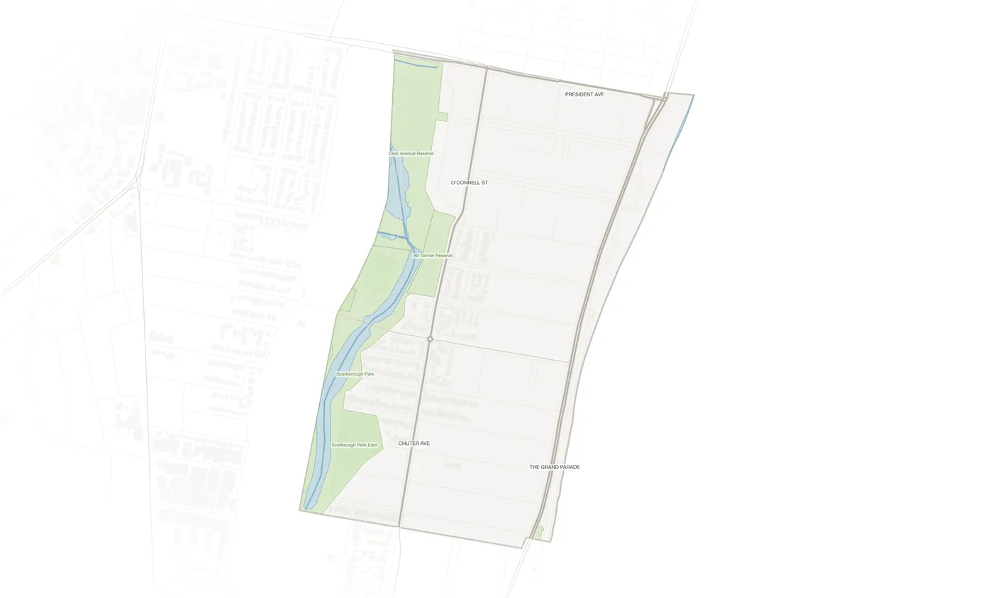 Monterey urban fabric map