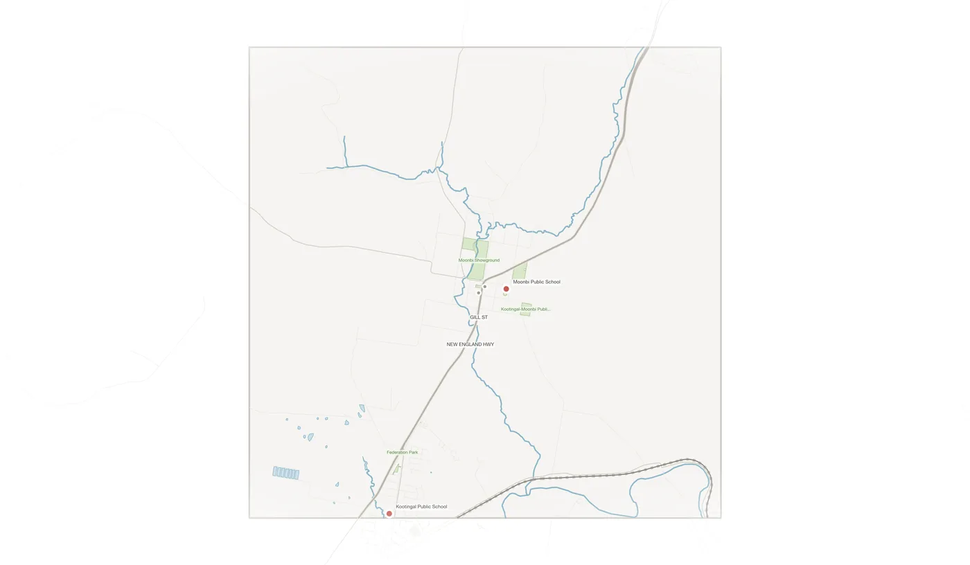 Moonbi urban fabric map