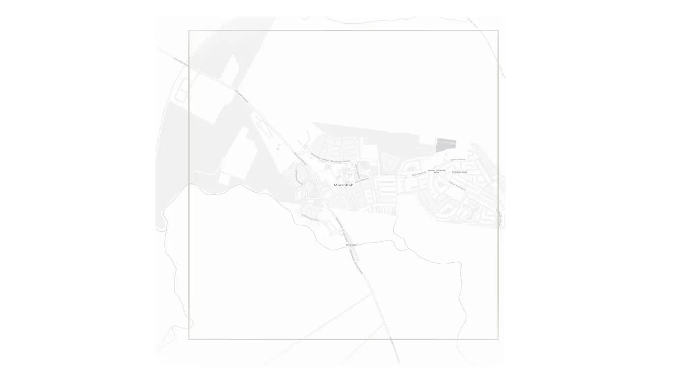 Moranbah urban fabric map