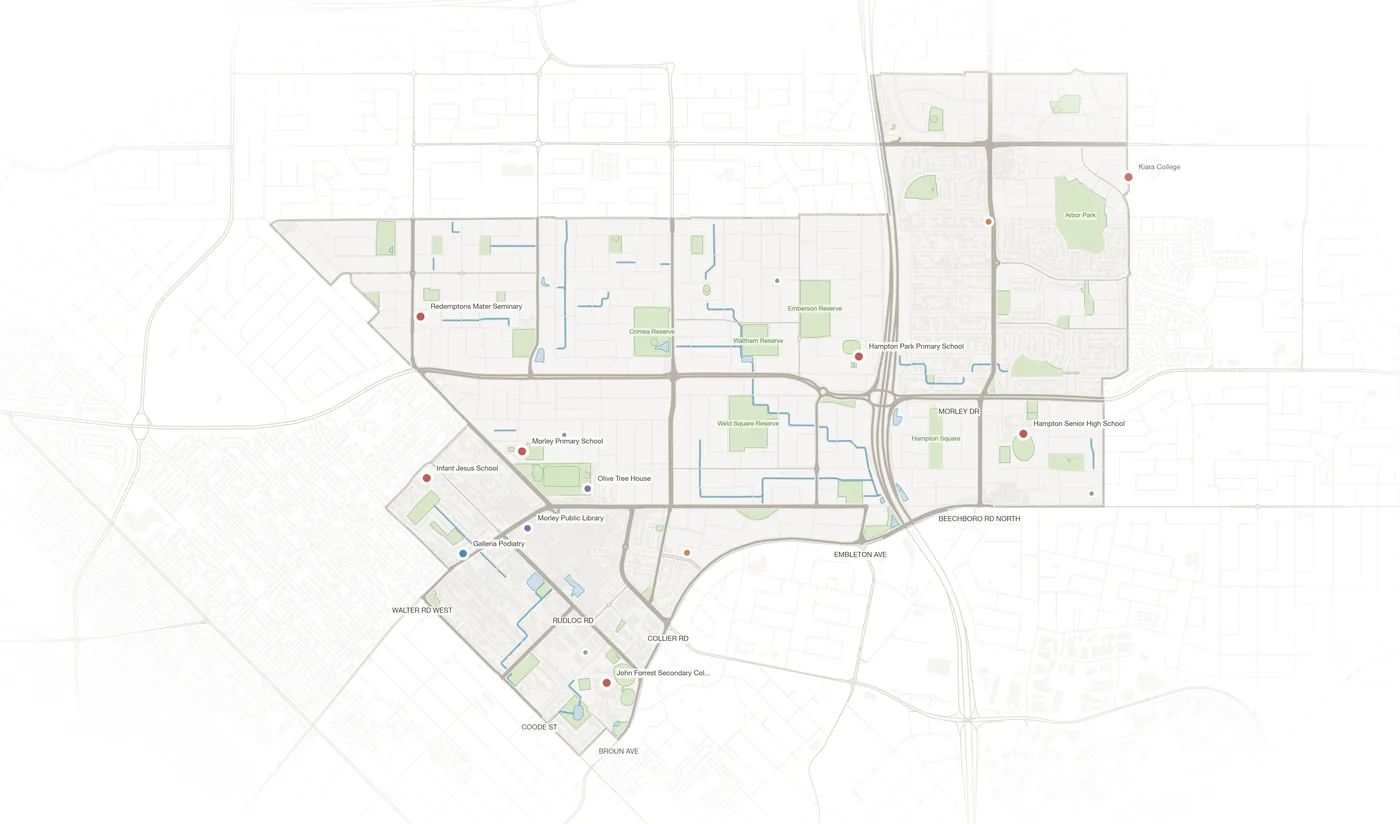 Morley urban fabric map