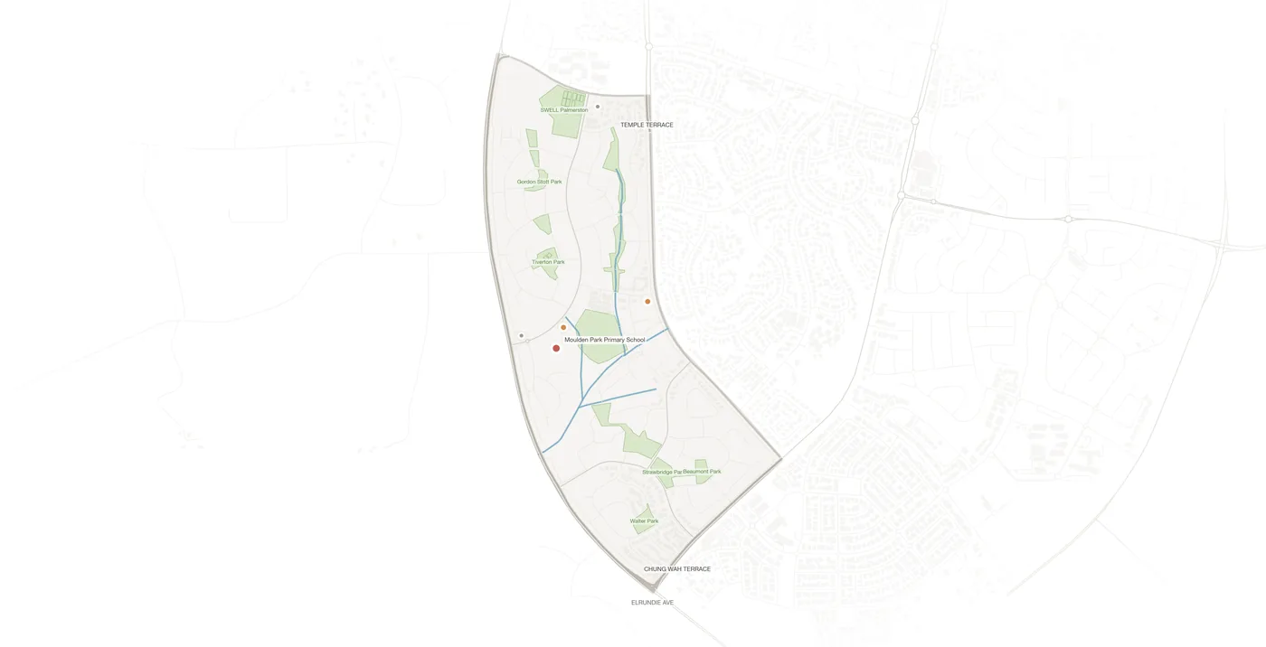 Moulden urban fabric map