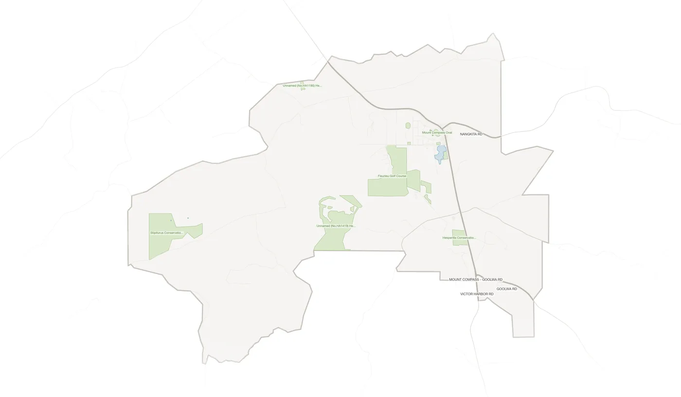 Mount Compass urban fabric map