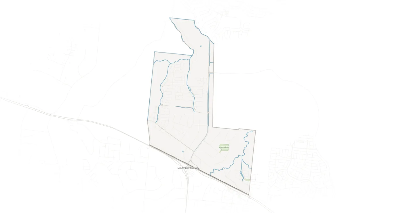 Mount Low urban fabric map