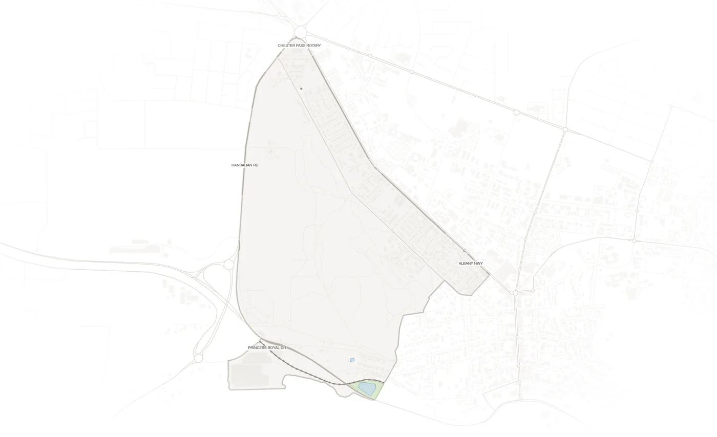 Mount Melville urban fabric map