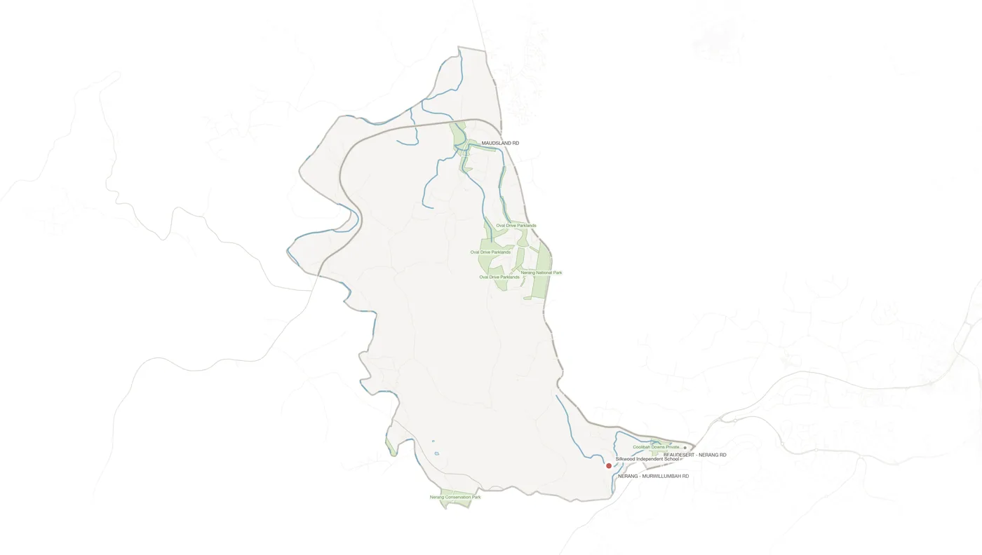 Mount Nathan urban fabric map