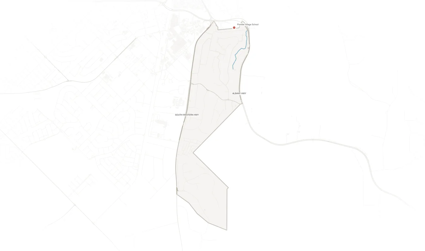 Mount Richon urban fabric map