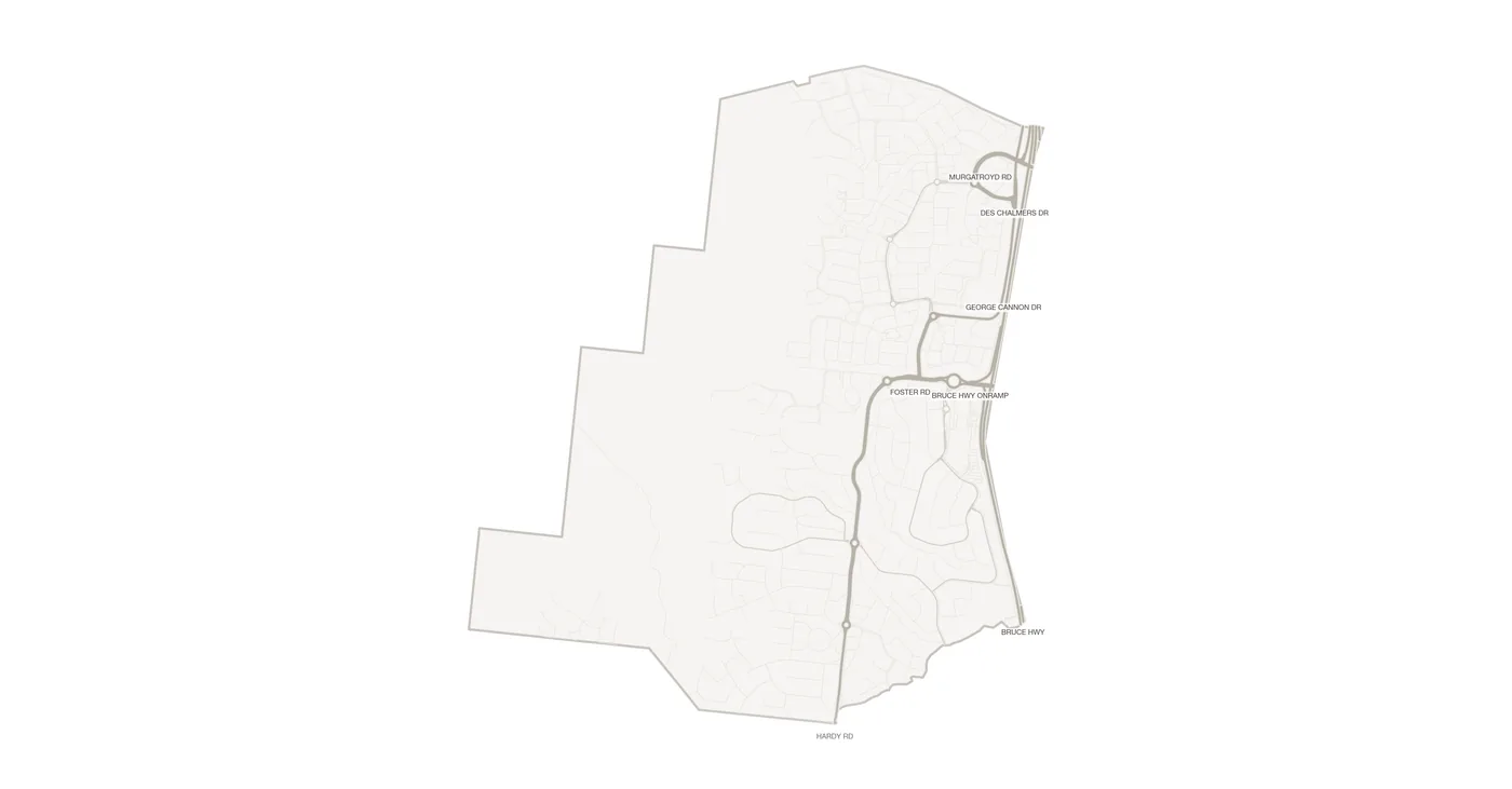 Mount Sheridan urban fabric map