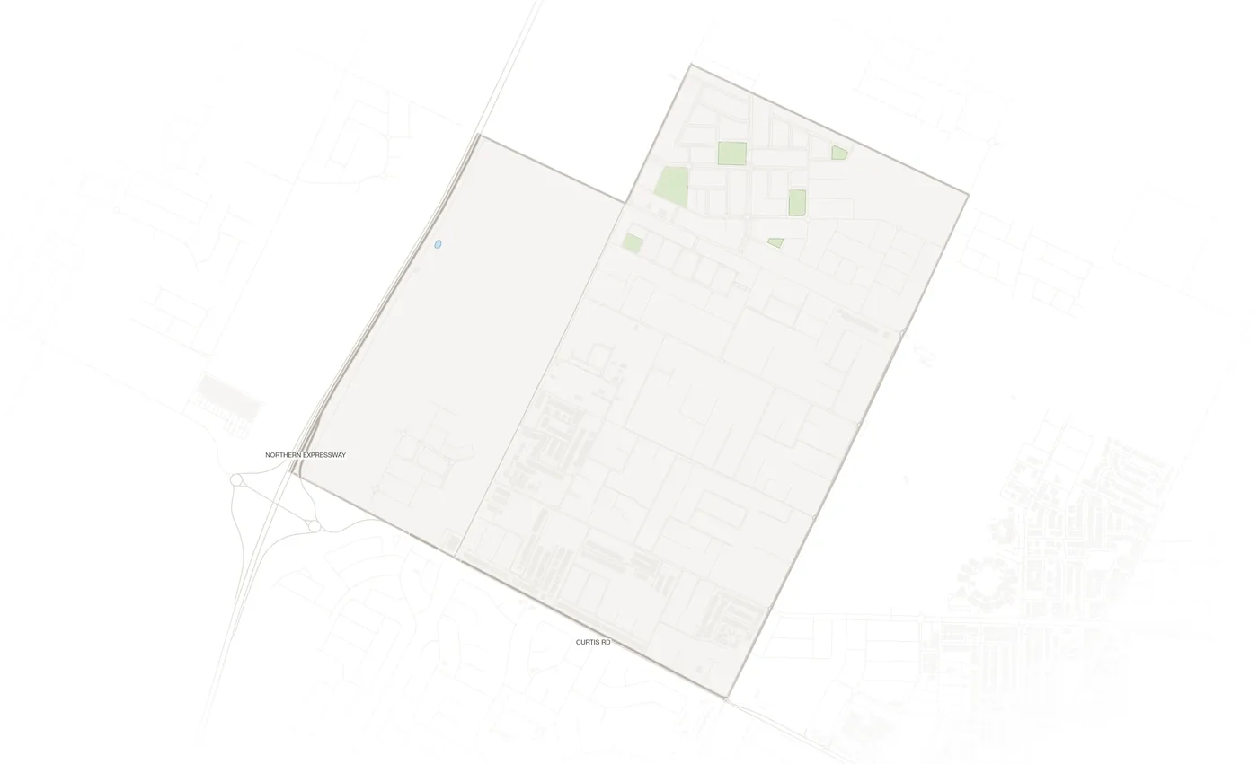 Munno Para West urban fabric map