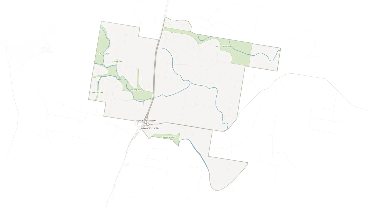 Munruben urban fabric map