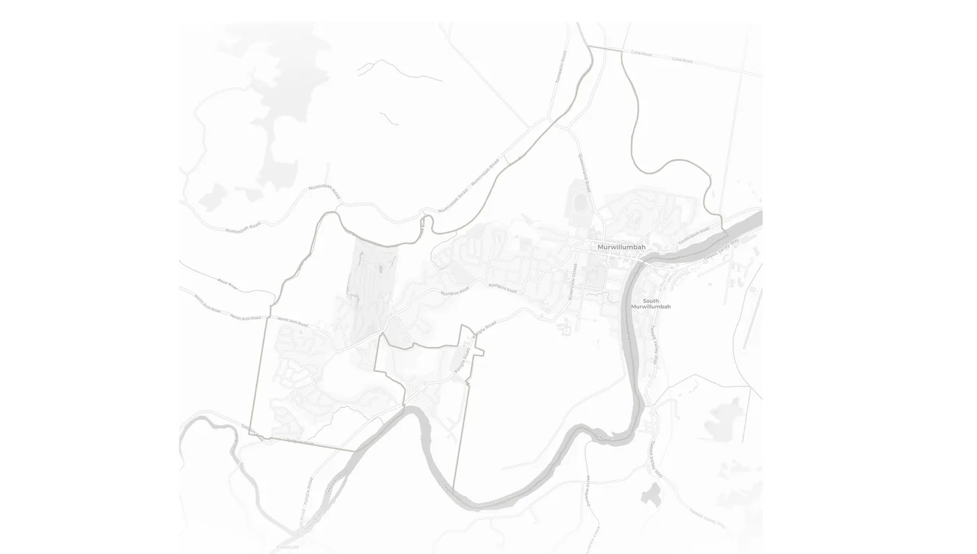 Murwillumbah urban fabric map