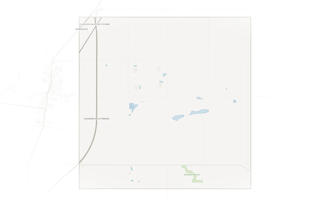 Nagambie urban fabric map