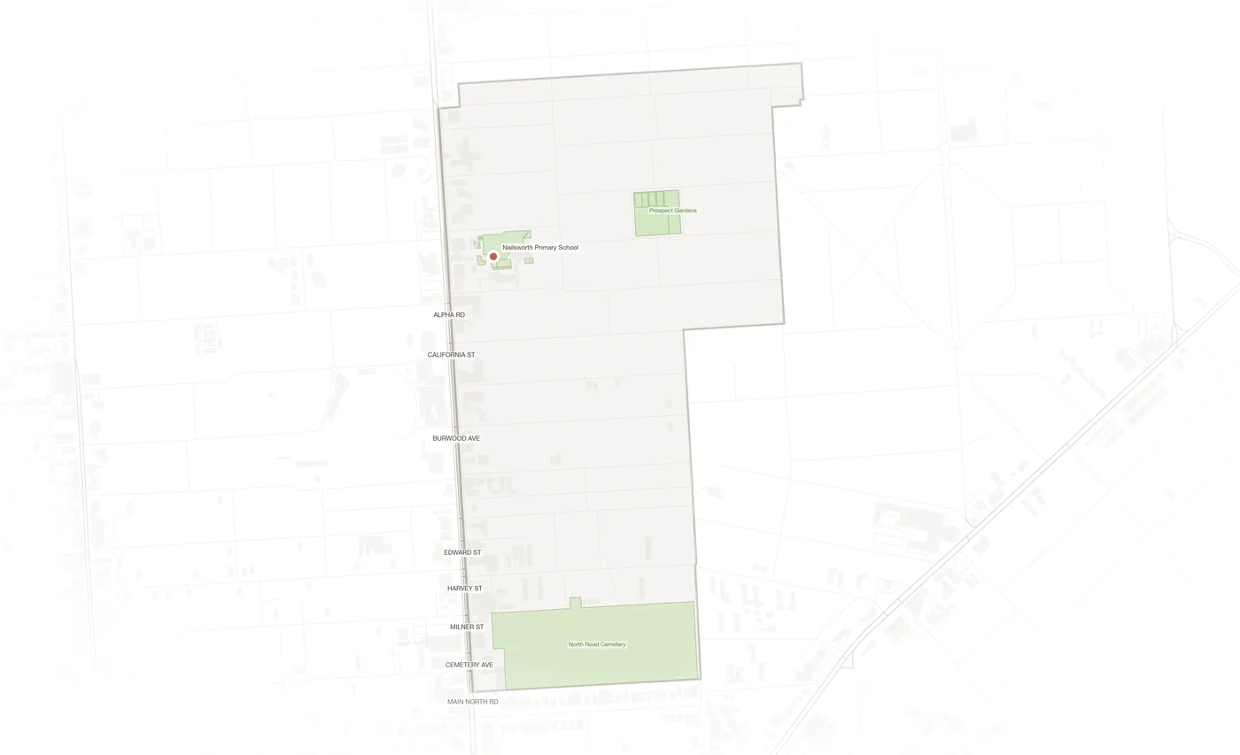 Nailsworth urban fabric map