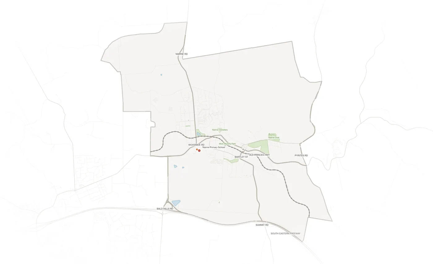 Nairne urban fabric map