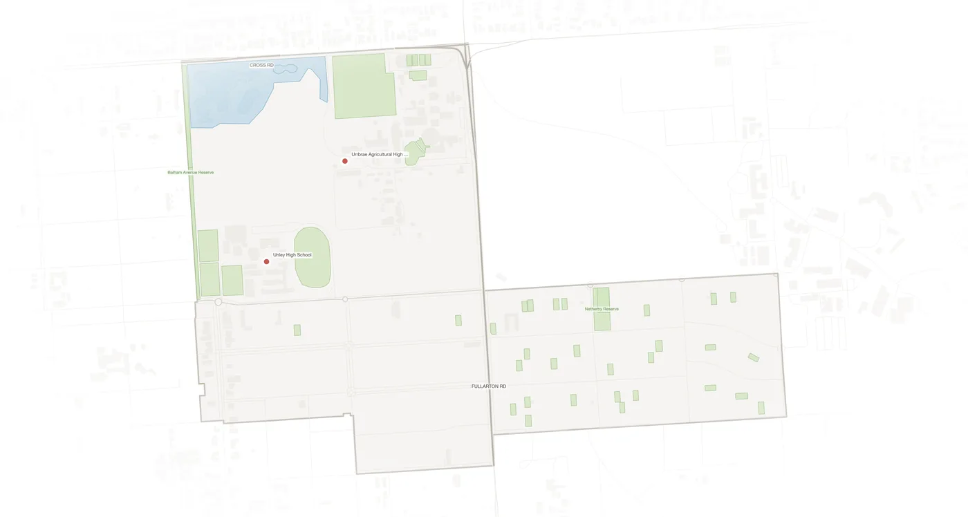 Netherby urban fabric map