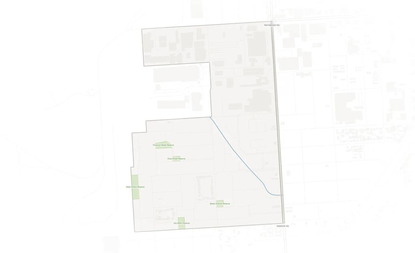 Netley urban fabric map