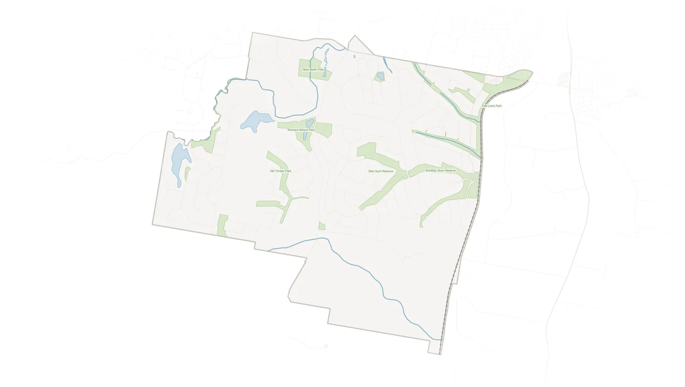 New Beith urban fabric map