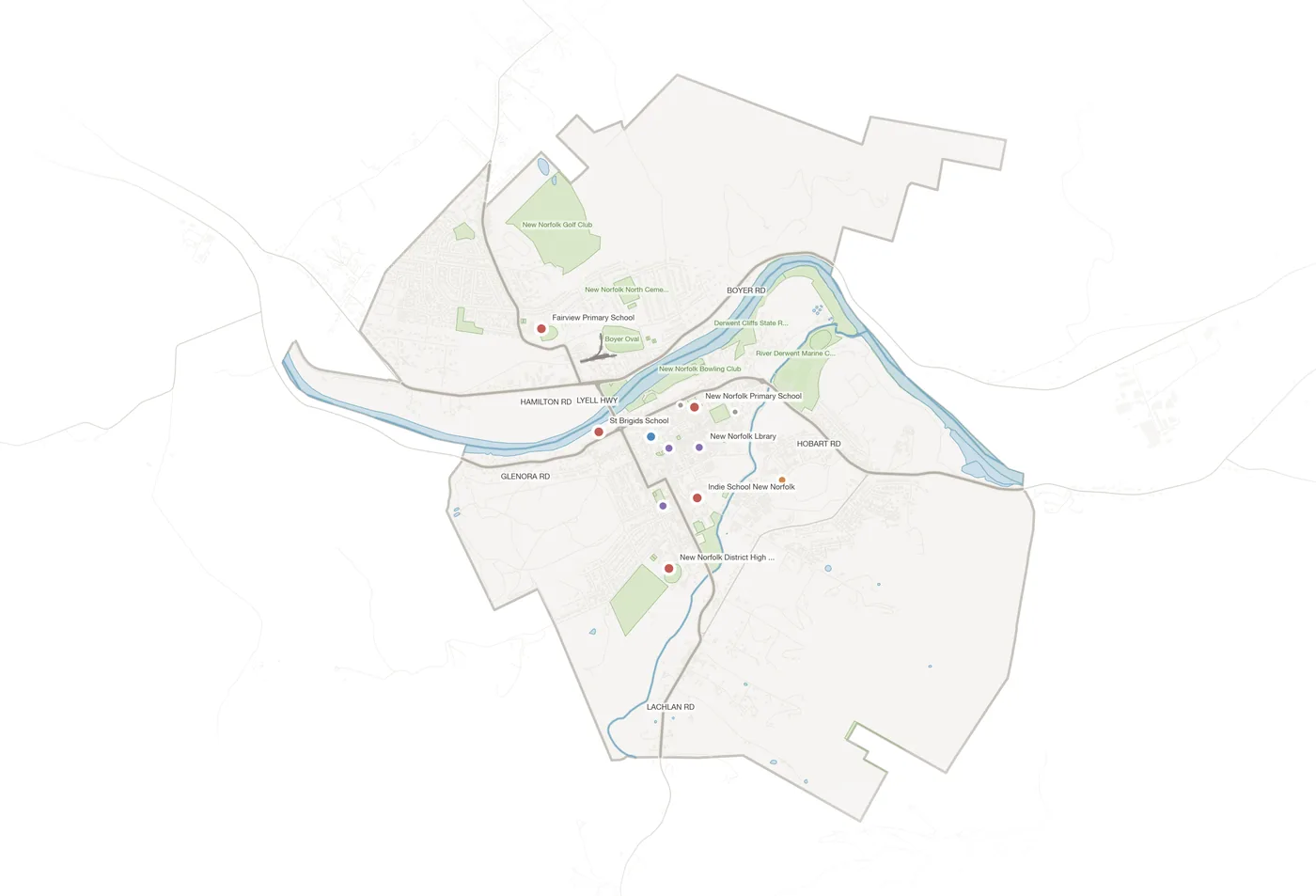 New Norfolk urban fabric map