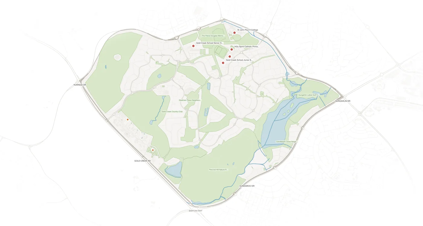 Nicholls urban fabric map