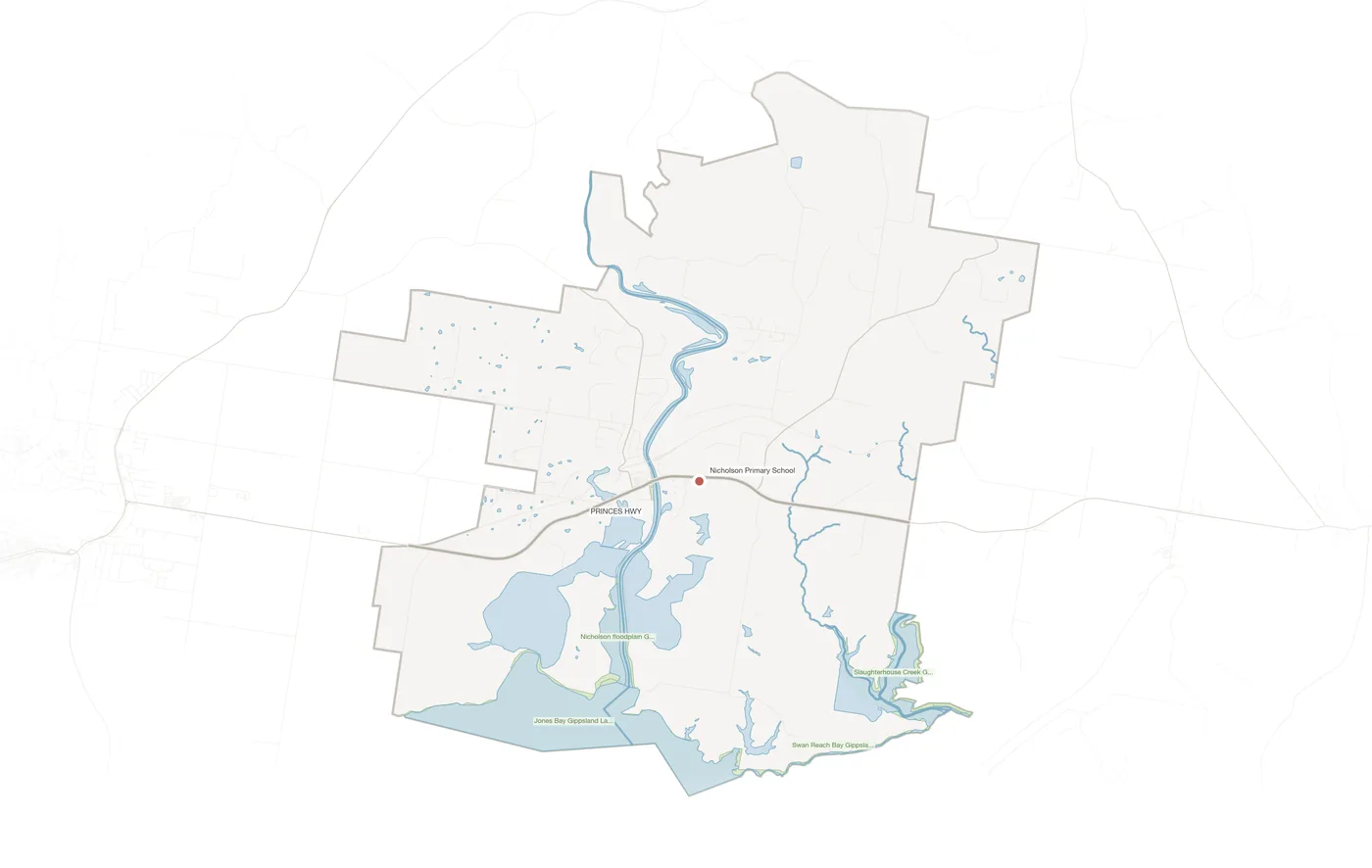 Nicholson urban fabric map