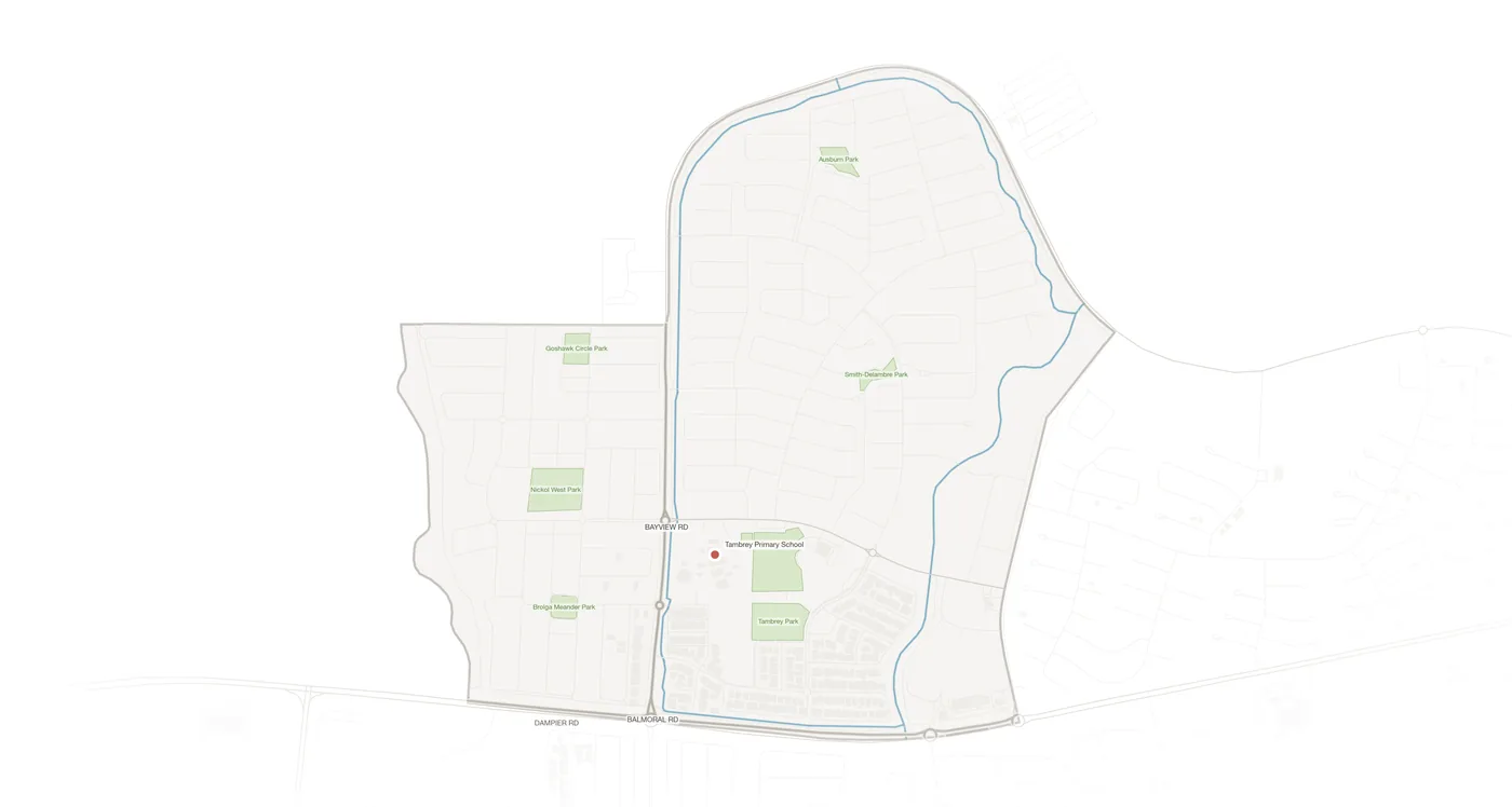 Nickol urban fabric map