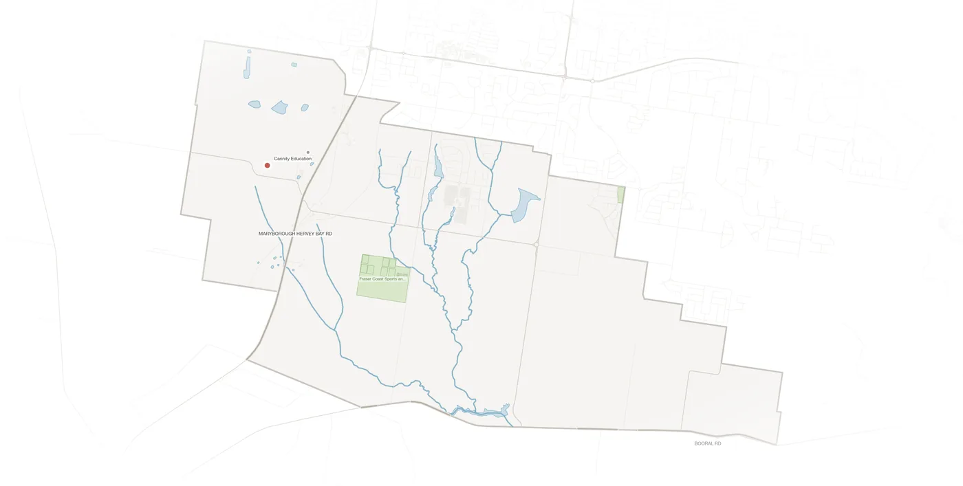 Nikenbah urban fabric map