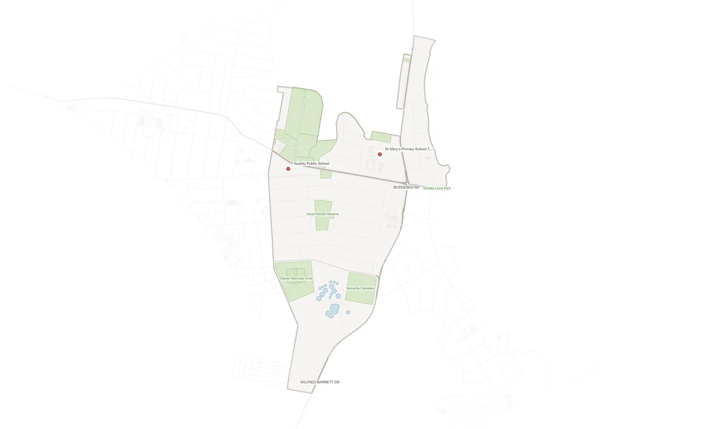 Noraville urban fabric map