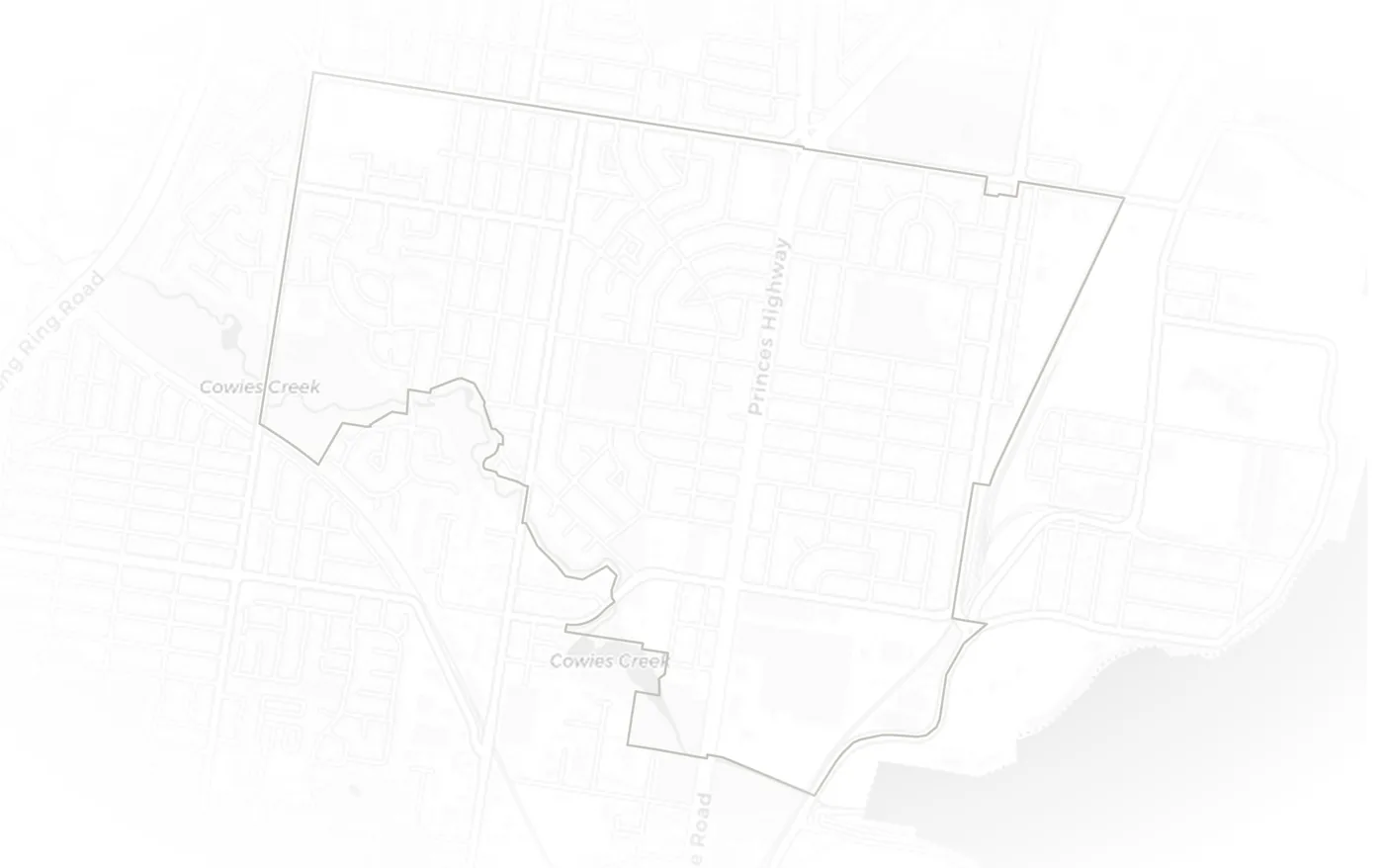 Norlane urban fabric map