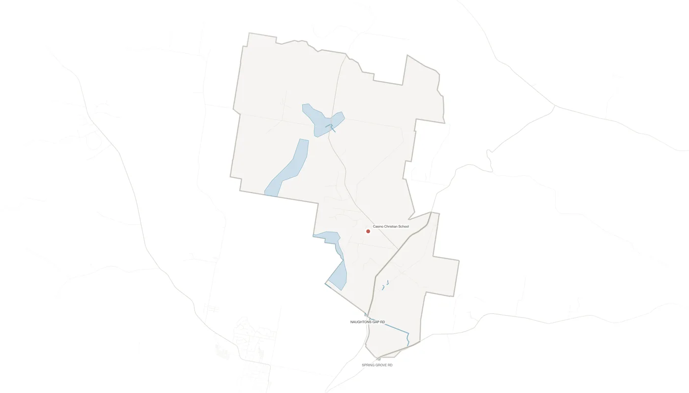 North Casino urban fabric map