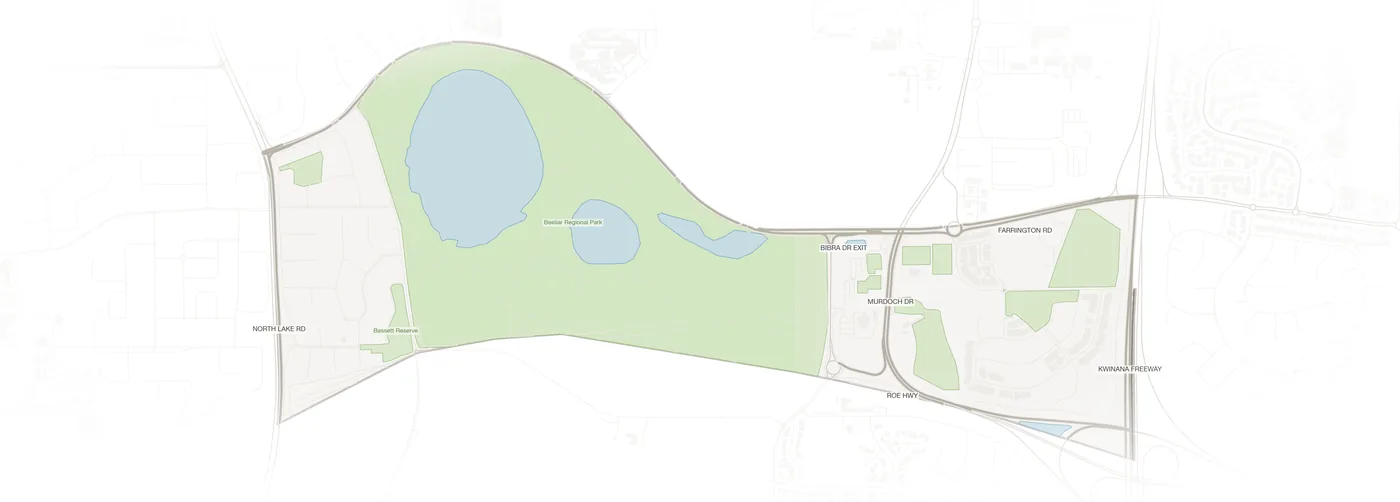 North Lake urban fabric map