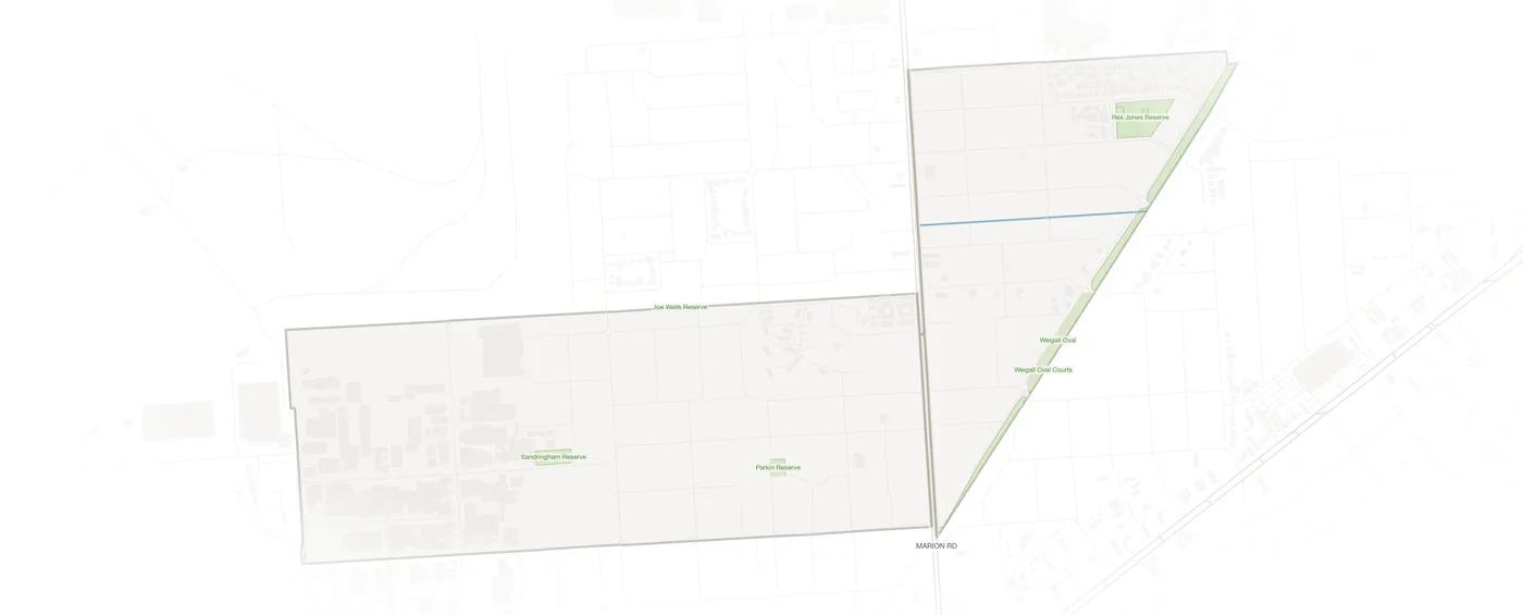 North Plympton urban fabric map