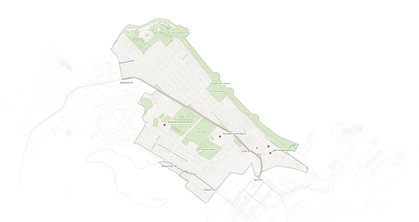 North Ward urban fabric map