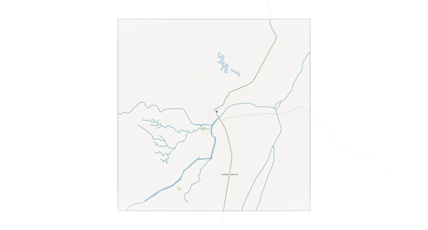 Nullagine urban fabric map