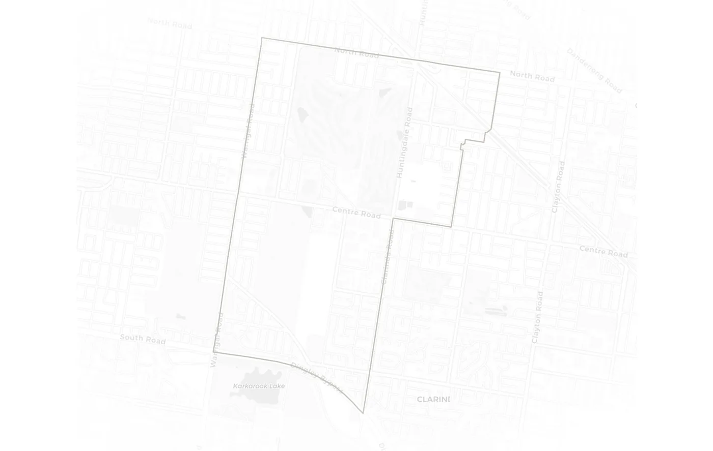 Oakleigh South urban fabric map