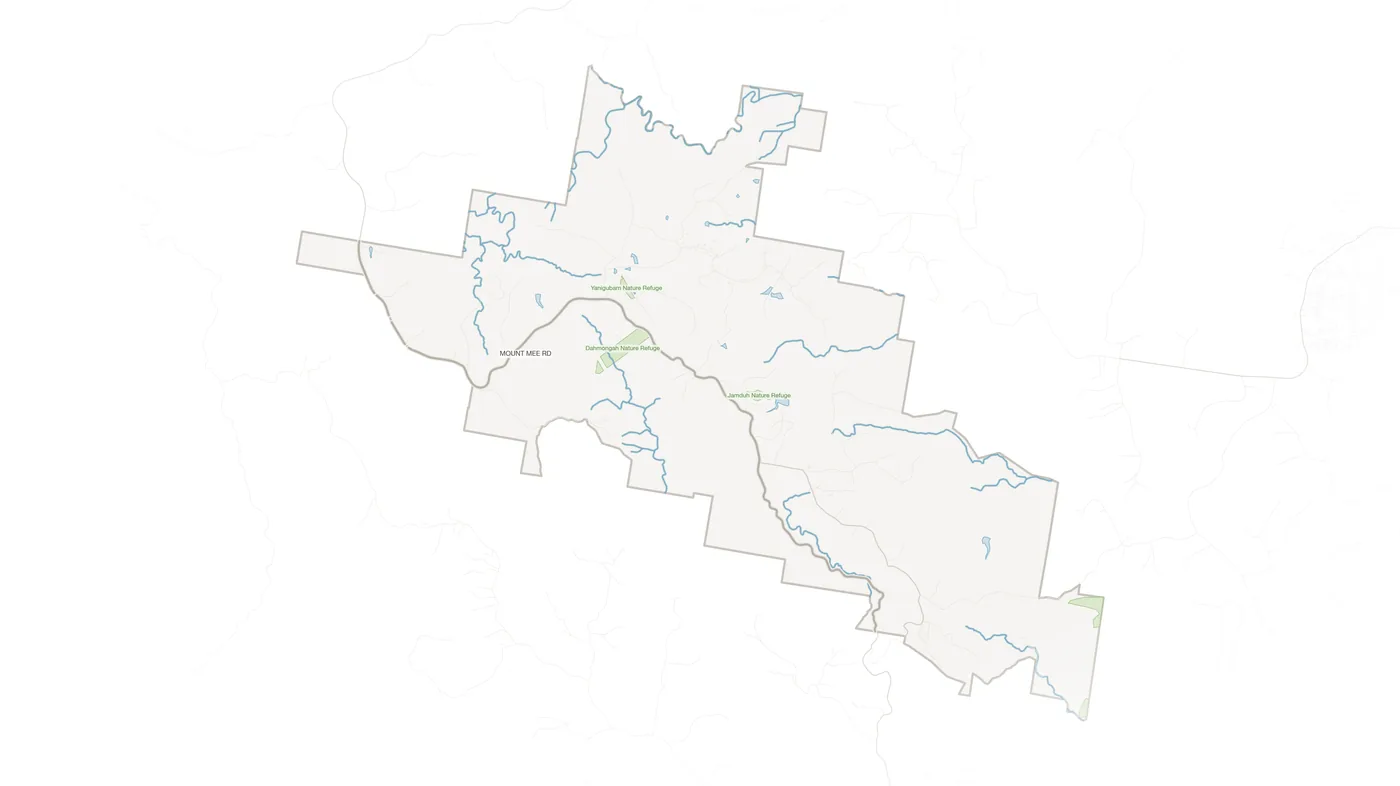Ocean View urban fabric map